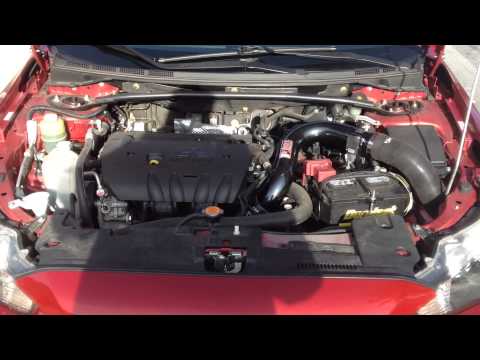 Mitsubishi "LANCER" GTS 2.4 liter cold air intake upgrade