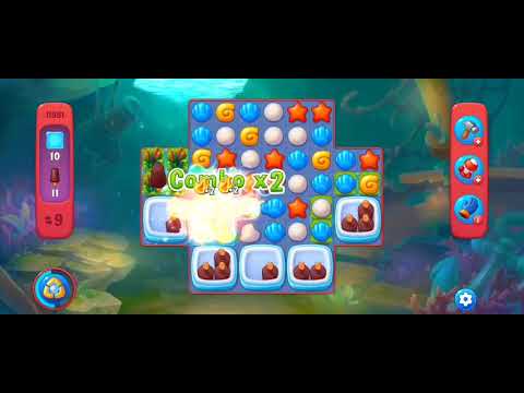 Fishdom Hard Level 11981 (with Double Lightning Booster and extra moves) @choraelmin