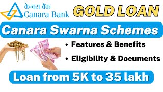 Canara Bank Gold Loan Interest Rate 2023 | Features, Benefits, Eligibility & Documents | #goldloan
