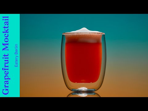 Grapefruit Fizz Mocktail Rezept– alkoholfreier Gin Fizz Cocktail