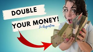 DOUBLE YOUR MONEY | Must know before traveling to Argentina; best tip Argentina