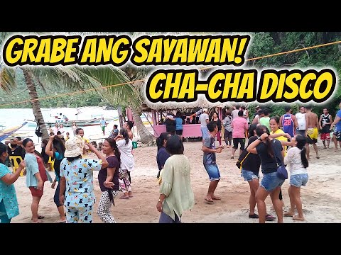 GRABE ANG SAYAWAN! - CHA - CHA DISCO NA - ARLIN & WILBERT FT. ZALDY MINI SOUND AT PINK BEACH RESORT