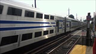 preview picture of video 'Long Island Rail Road: Rush Hour at New Hyde Park 8/21/12'