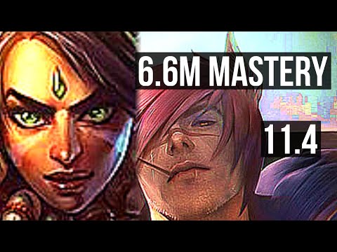 NIDALEE vs SETT (TOP) | 6.6M mastery, 2800+ games, 12/3/19, Legendary | NA Diamond | v11.4