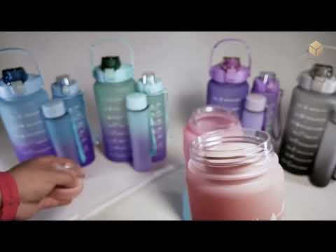 Kit com 3 garrafas motivacional