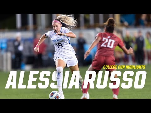 Alessia Russo NCAA soccer tournament and College Cup highlights