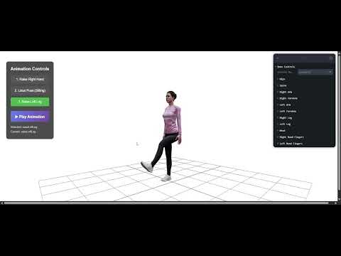 Advanced Character Rigging & IK in React Three Fiber | Bone Controls & Animations (Three.js)