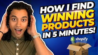 How I Find $100,000/Month Products in 5 Minutes (Shopify Dropshipping)