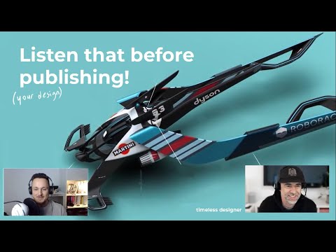 MOST INSPIRING DESIGNER OF OUR GALAXY! Daniel Simon reviewed my Roborace project, it was amazing!!!