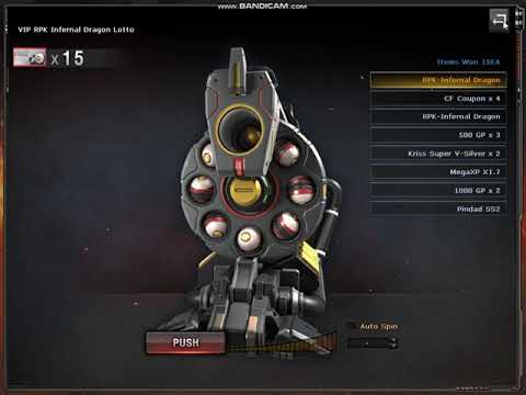 Crossfire Philippines - Winning the RPK Infernal Dragon (VIP) Using Free Lotto Tickets