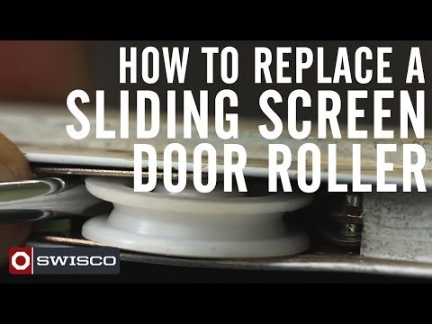 How to Replace a Sliding Screen Door Roller [1080p]