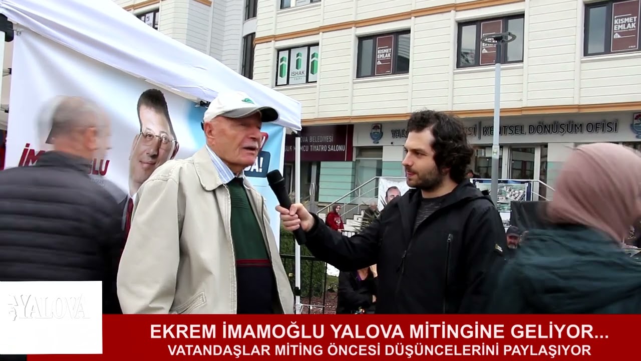 İmamoğlu Mitingi Öncesi Sokak Görüşleri