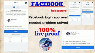 Facebook login approval needed problem  2023 solved by / M Tech Hack