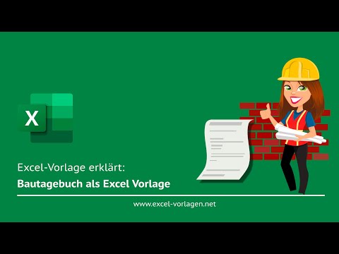 Excel construction diary explained: Daily log for your construction site