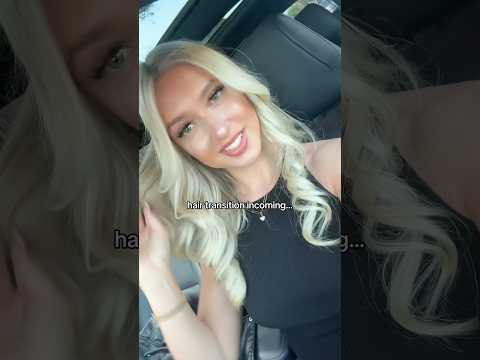 Haartransformation 🤩 #Haartransition #Haar #Blond