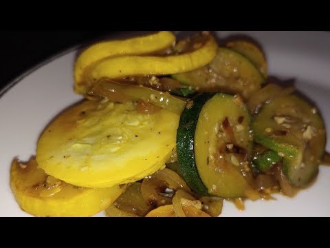 Sauteed Zucchini & Squash| Healthy side dishes