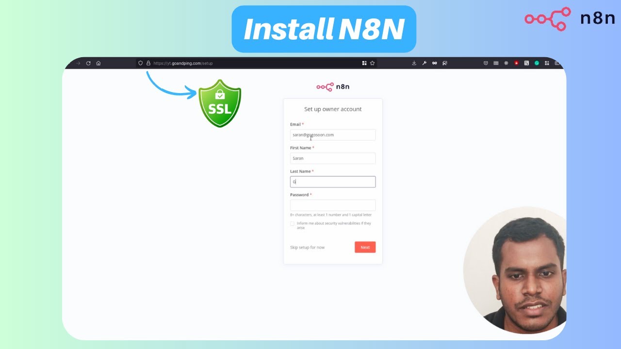 How to install N8N and setup SSL | Step by step installation guide