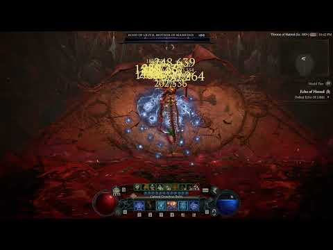 Diablo 4: Season 2 - Sorcerer Uber Lilith Kill - All Mechanics Skip