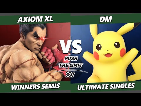 Push the Limit 15 Winners Semis - Axiom XL (Kazuya, Wario) Vs. DM (Pikachu) SSBU Ultimate Tournament