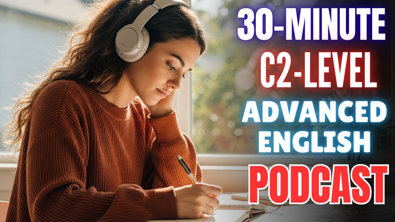 30-Minute C2 English Listening Practice || Advanced English Podcast for Fluency 🎧