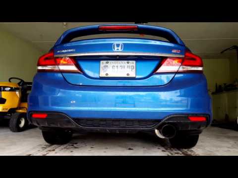 2015 Civic Si Rv6 catted downpipe and Invidia N1 Catback