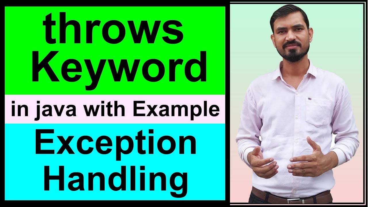 Throws Keyword in Java Exception Handling with Example in Hindi