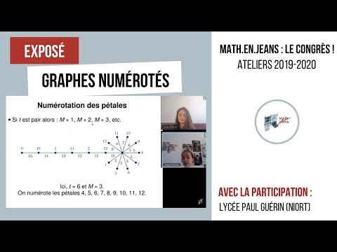 MATh.en.JEANS : le congrès (2020) - Exposé "Graphes numérotés"