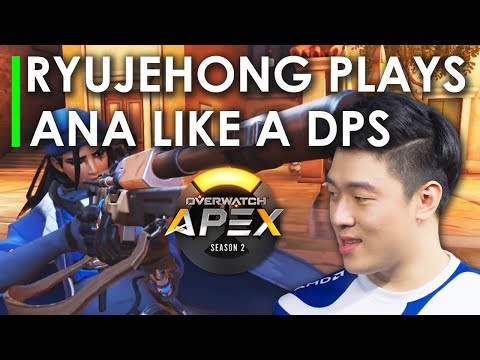 Overwatch | Lunatic Hai vs LW Blue - Ryujehong Plays Ana Like a DPS | OGN APEX S2 Esports Highlights