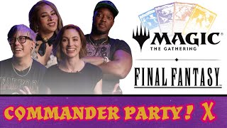 Let’s Play Final Fantasy Precons! | Commander Party #10 | MTG EDH Gameplay