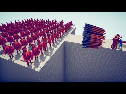 100X SPARTANS vs EVERY GOD- Totally Accurate Battle Simulator TABS