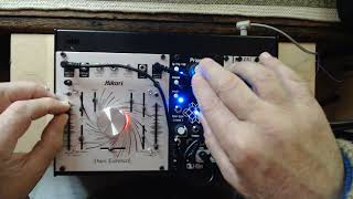 Video thumbnail for Modular synth, experimental, Hikari Duos , Qu Bit Prism, FX Aid by grumpfigrumpf