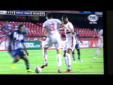 Gol de Hudson - São Paulo 2 x 0 - Sulamericana 2014