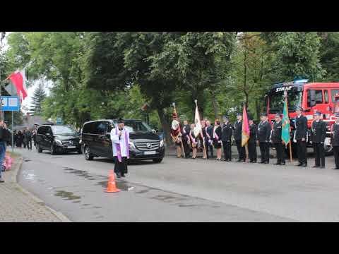 Pożegnanie zmarłego wójta Dawida Tarnowskiego w Firleju, część 1