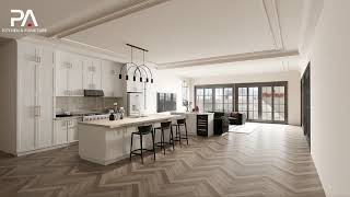 Modern Cream Lacquer Shaker Kitchen Cabinets