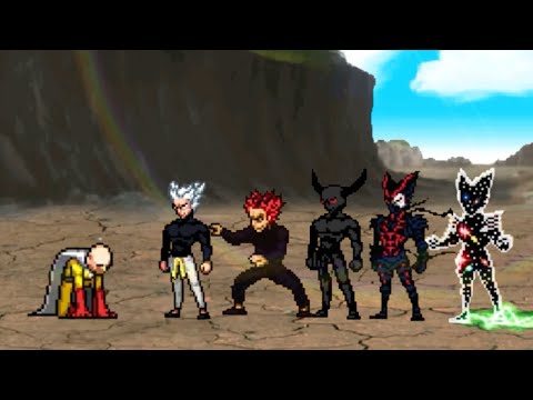 Saitama Vs Garou All Forms - Mugen