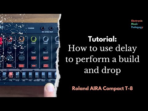 AIRA Compact T8 Tutorial: Using Delay to perform a build and drop