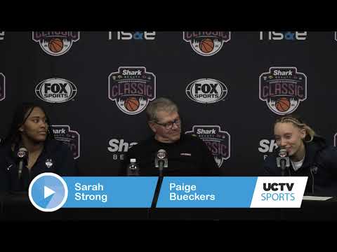 Paige Bueckers & Sarah Strong Postgame Press Conference 12/7: Louisville