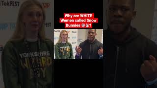 Why are WHITE women called SNOW BUNNIES ❄️🐇 #whitewoman #snow #magic