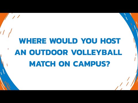 Big South Volleyball - Where Would You Host an Outdoor Match on Campus?