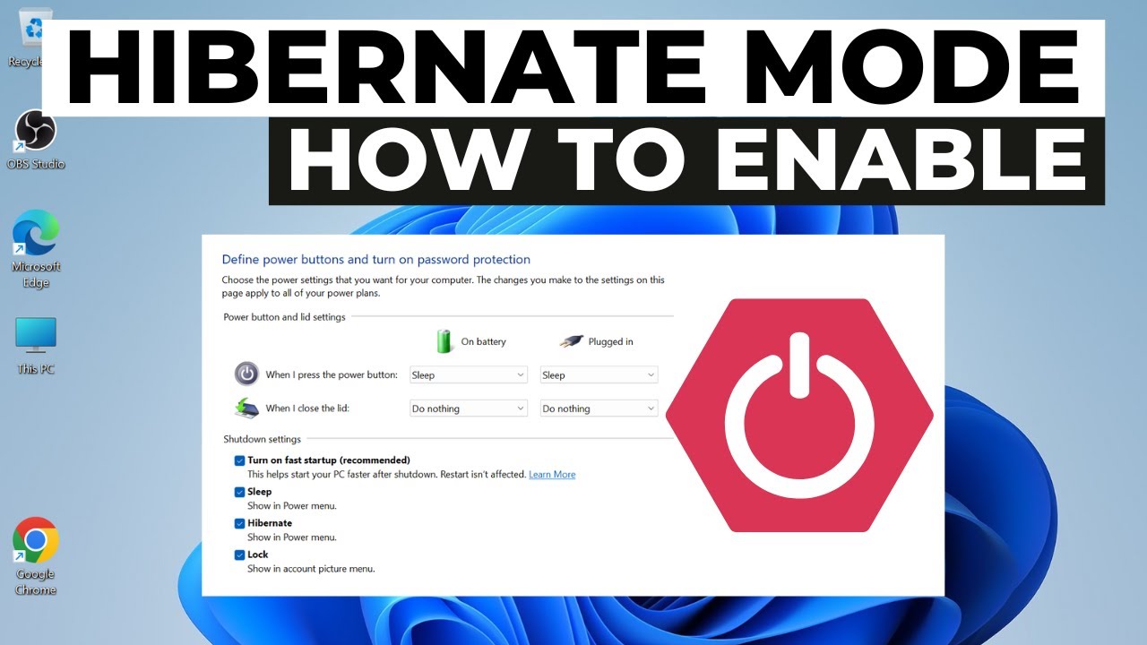How to Enable Hibernate Mode on Windows 11 2024