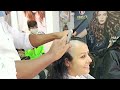 Indian Girl Headshave In Salon