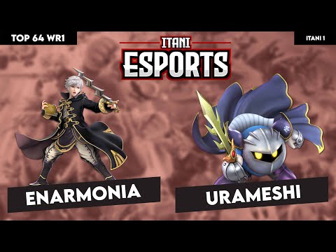 Top 64 WR1 Enarmonia (Robin) vs Urameshi (Meta Knight) (Itani #1)