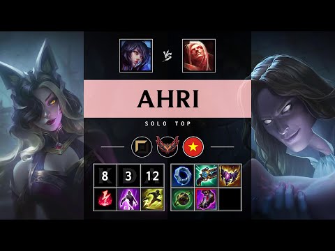 Ahri Top vs Vladimir - VN Grandmaster Patch 25.17