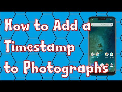 How to Add a Timestamp to Photographs Taken with the Xiaomi Mi A2 Lite