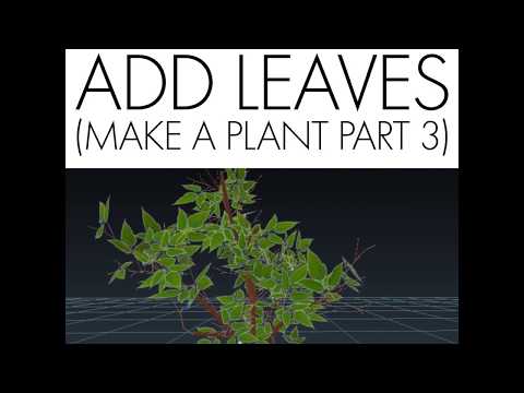 Daily Blender Tip 69 - Add Leaves To Our Plant (Make a Plant Part 3)