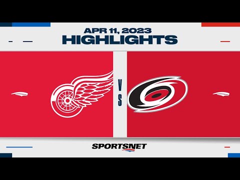 NHL Highlights | Red Wings vs. Hurricanes - April 11, 2023