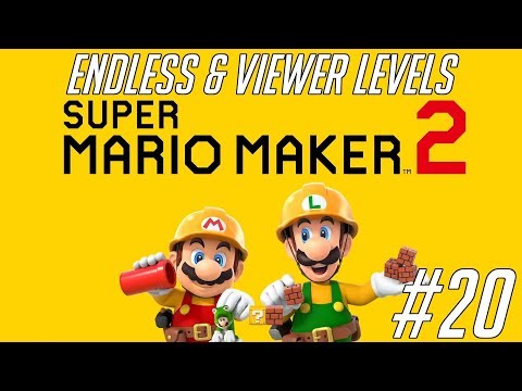Super Mario Maker 2 - Live Stream #20 (Endless & Viewer Levels. Queue Closed)
