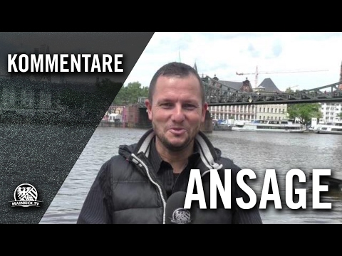 Ansage von Sven Zeidler (Trainer Spvgg. 05 Oberrad) an Nicolai Müller | MAINKICK.TV