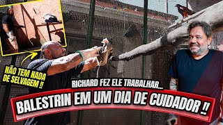 RICHARD FEZ O JÚLIO PASSAR UM DIA DE TRATADOR - FOI MOLEZA !