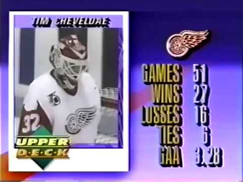 NHL REGULAR SEASON 1991-92 - Detroit Red Wings @ New York Rangers